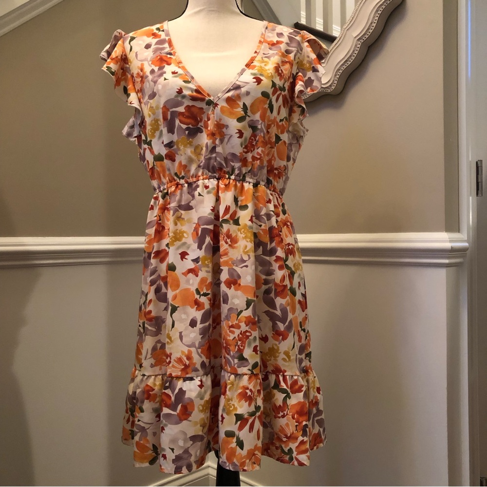 Shein Floral Dress Size 8
